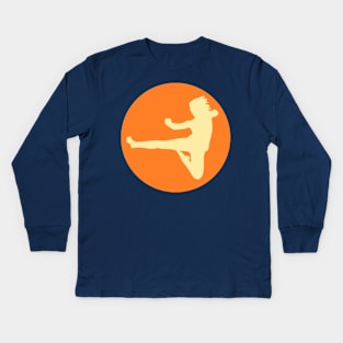 Blazing Sun Kick Kids Long Sleeve T-Shirt